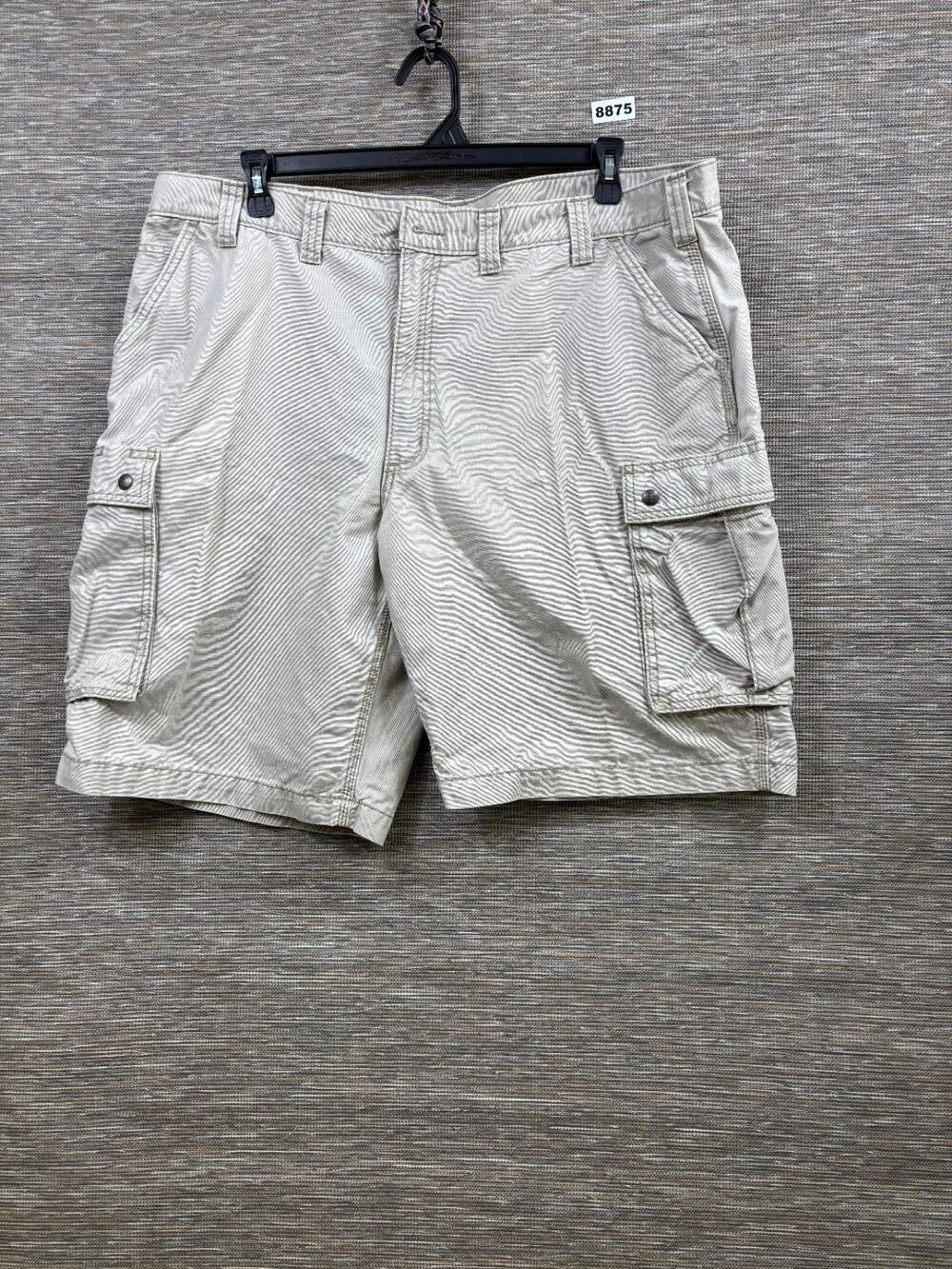 Carhartt Relaxed Fit Utility Cargo Shorts Mens Size 44 Beige Workwear Summer